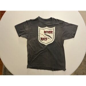 VTG River Rats Jet Noise T-Shirt Grey XL Single Stitch USA Made Rare